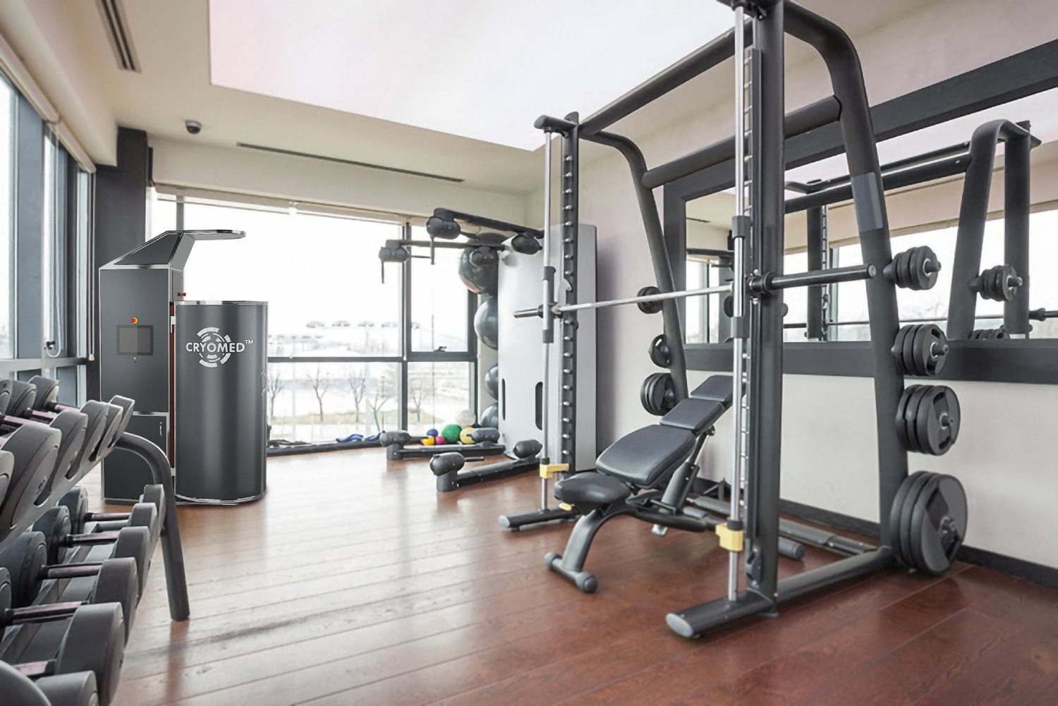 Cryomed Pro Cryosauna - Gym Setting