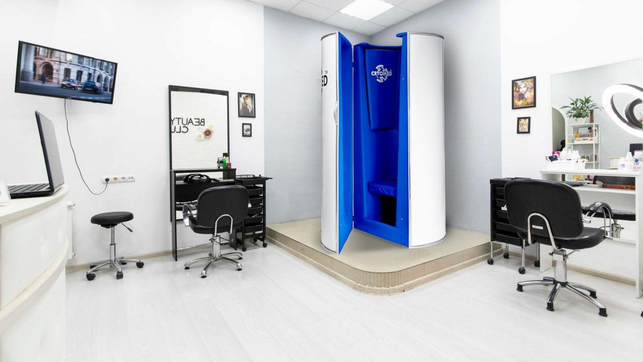 Cryomed Mini Cryosauna - Beauty Salon Setting